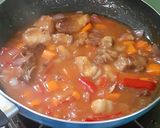 A picture of step 6 of Sweet and Sour Pork.