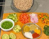A picture of step 2 of Nutri Soya Granules (Chura) Bhurji (Protein Rich Breakfast).
