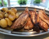 Foto del paso 2 de la receta: Lenguados a la plancha con patatas galletas