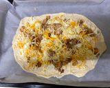 A picture of step 4 of Teriyaki Mayo Chicken Pizza.