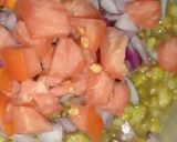 A picture of step 2 of Moong Chaat.