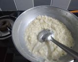 A picture of step 2 of Banana Coconut Burfi.