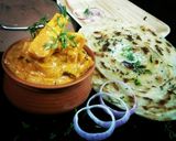 A picture of step 5 of Paneer makhanwala.