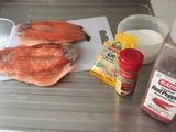 Trucha con crema de champiñones