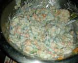 A picture of step 3 of Veg mayonnaise sandwich.