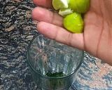 A picture of step 1 of Mint Mojito 📌.