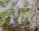 A picture of step 1 of Cabbage pakore.