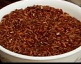 A picture of step 1 of Red rice paniyaram.