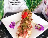 Une image de l'étape 3 de Bruschetta tartine champignons lardons fromage frais 😋.