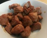 Foto del paso 1 de la receta Pavo con salsa agridulce y arroz