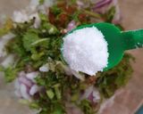 A picture of step 4 of Poha onion triangle samosa.