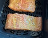 A picture of step 3 of Air Fryer Lemon Pepper Salmon.