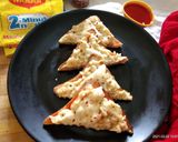 হোয়াইট সস ম্যাগি স্যান্ডউইচ (White Sauce Maggi Sandwich Recipe un Bengali) রেসিপির ধাপ 6 ছবি