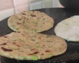 मिक्स्ड सब्ज़ी विद मेथी पालक के पराठे (mixed sabzi with methi palak paratha recipe in Hindi) रेसिपी चरण 11 फोटो