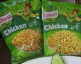 A picture of step 1 of Noodles Salad.