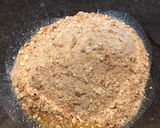 A picture of step 4 of Japanese baked cheesecake.