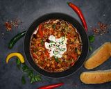 Chili con Carne Variation mit Chorizo Salami & Kichererbsen Rezeptschritt 3 Foto