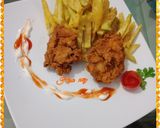 A picture of step 1 of #chicken #Broast !! #RamadanKiTayari.