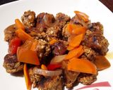 Foto del paso 5 de la receta: Albóndigas🍱 de leguminosas y semillas de calabaza🎃 en salsa agridulce🍯