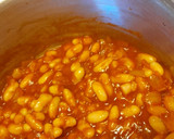 A picture of step 5 of Beans on toast my way.