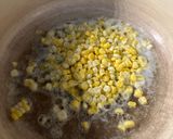 A picture of step 3 of Creamy Corn Pasta with Basil.