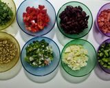 A picture of step 1 of Red Beans Salad.