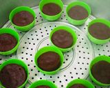 Foto langkah ke 8 dari resep Bakpia Kukus Cokelat Isi Keju (Brownies Kukus Keju).