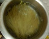 A picture of step 2 of Spaghetti served with mincedmeat#authormarathon#4weekschallenge#.