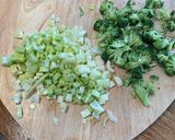 A picture of step 1 of Oven Baked Omelette Muffins - Pancetta, Leek and Broccoli.