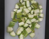 A picture of step 2 of Turai ki chutney.