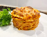 Foto del paso 6 de la receta: Spaghetti con pisto y salchichas tipo criollo