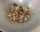 Gambar langkah 1 resipi Pak Choi & Shiitake Goreng.
