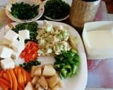 A picture of step 1 of Hyderabadi Veg dum biryani.