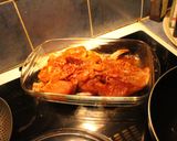 Foto del paso 7 de la receta: Pollo arpegiado, con salsa verdolaga sincopada, con inspiración de Gong