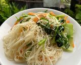 Hình bước làm 4 của món Hủ tiếu xào rau củ