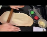 A picture of step 13 of Malai khaja.