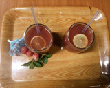 A picture of step 2 of Raspberry lemonade.