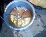 A picture of step 7 of Mandazi for breakfast.