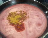 A picture of step 7 of Beetroot kurma.