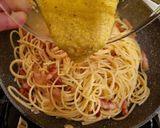 A picture of step 5 of Carbonara 2.