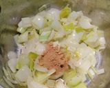 Foto del paso 4 de la receta: Crema de coles de Bruselas y calabacín