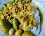 รูปขั้นตอนการทำที่ 4 ของ แกงกะทิเนื้อแบบใต้ พร้อมสูตรเครื่องแกง