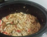 A picture of step 3 of Slow Cooker Chicken Fajitas.