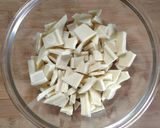 A picture of step 1 of "Thandai Chocolate Fudge".