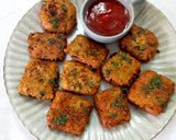 A picture of step 4 of Spicy patoto square.