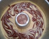 Foto langkah ke 5 dari resep Marble cake lembut no mixer.