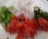 A picture of step 4 of Kathyawari cholay chaat.