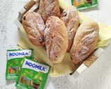 Foto langkah ke 7 dari resep Cranberry Matcha Cheese Bread Tanpa Ulen.