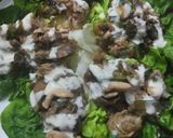 Foto del paso 12 de la receta: Salteado de pollo,🍗calabacin y champiñón en hojas de lechuga🥬🍄🟫🧅