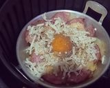 รูปขั้นตอนการทำที่ 4 ของ มันฝรั่ง,เบคอน,ไข่อบ,ดับเบิ้ลชีส - หม้อทอดไร้น้ำมัน